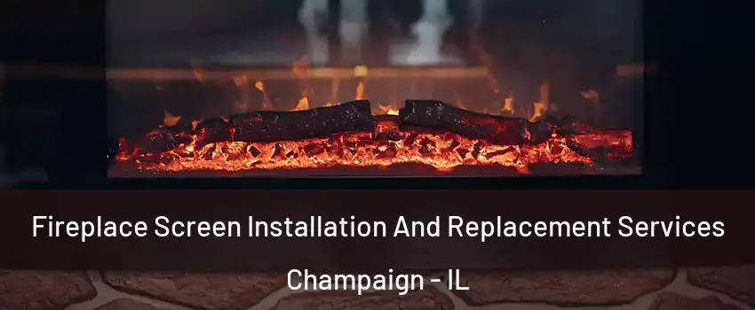  Fireplace Screen Installation And Replacement Services Champaign - IL