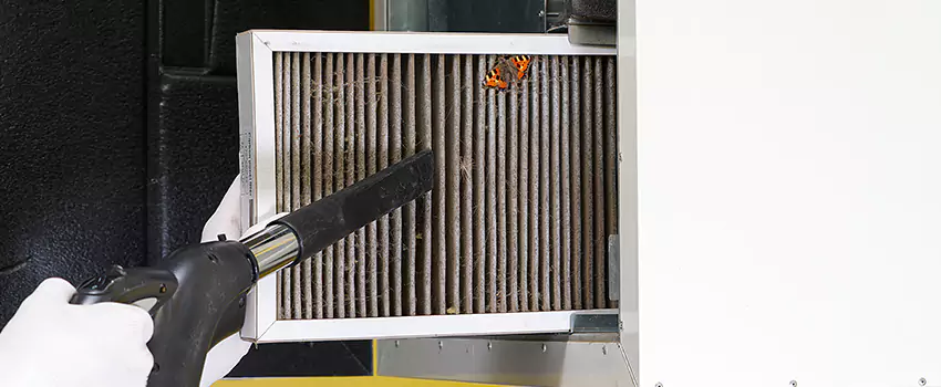Clogged Air Duct Cleaning Process in Champaign, IL