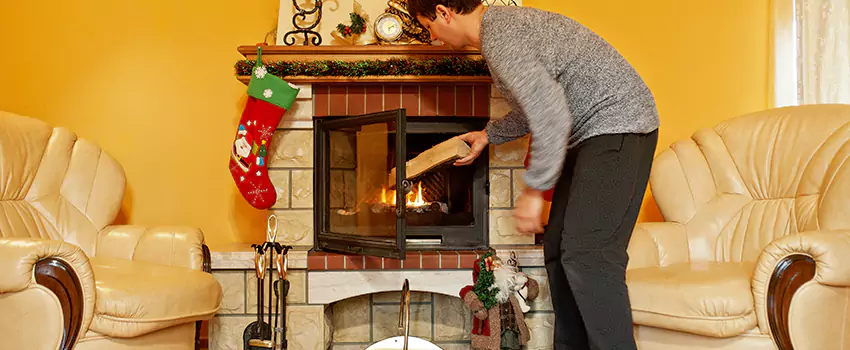 Gas to Wood-Burning Fireplace Conversion Services in Champaign, Illinois