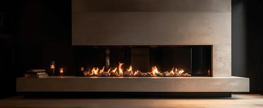 Gas Fireplace Ember Bed Design Services in Champaign, Illinois