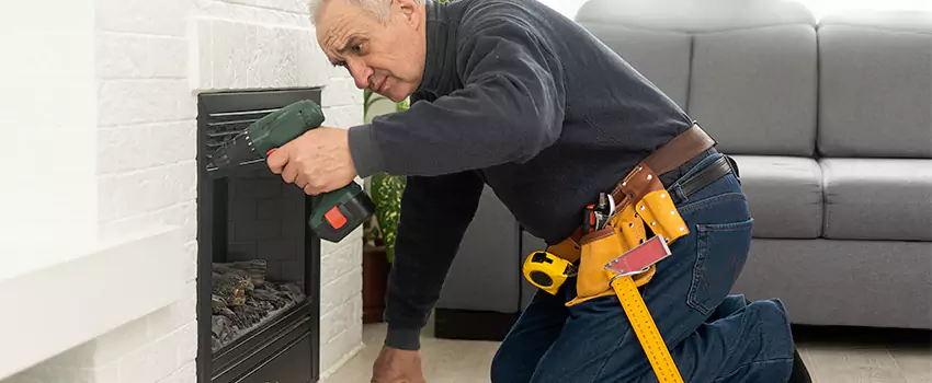 New Indoor Fireplace Installation in Champaign, Illinois