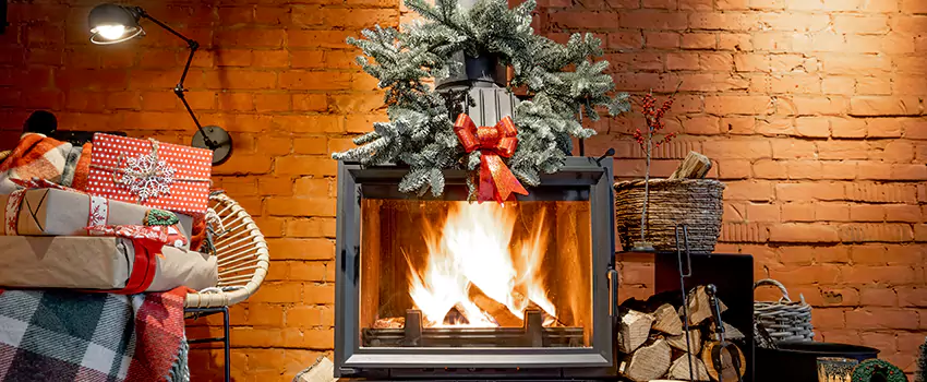 Travis Industries Linear Gas Fireplace Installation in Champaign, Illinois