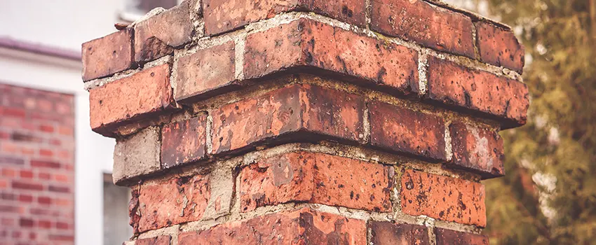 Cracked Chimney Bricks Repair Cost in Champaign, Illinois
