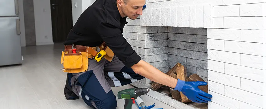 Fireplace Damaged Damper Frame Repair Services in Champaign, Illinois